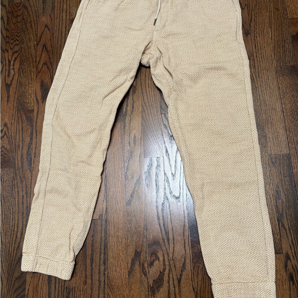 Taylor Stitch Tan Knit Joggers